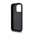 DKNY PU Leather Repeat Pattern Stack Logo iPhone 14 Pro Max Magsafe hátlap tok, fekete
