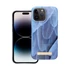 Forcell F-Protect Mirage Apple iPhone 14 Pro Max Magsafe kompatibilis hátlap tok, madártoll minta, kék