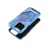 Forcell F-Protect Mirage Apple iPhone 14 Pro Max Magsafe kompatibilis hátlap tok, madártoll minta, kék