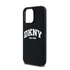 DKNY Liquid Silicone White Printed Logo Apple iPhone 13 Pro Max Magsafe hátlap tok, fekete, DKHMP13XSNYACH