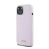 DKNY Liquid Silicone Small Metal Logo Apple iPhone 15 Plus / 14 Plus Magsafe hátlap tok, rózsaszín, DKHMP15MSMCHLP