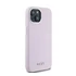 DKNY Liquid Silicone Small Metal Logo Apple iPhone 15 Plus / 14 Plus Magsafe hátlap tok, rózsaszín, DKHMP15MSMCHLP