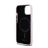 DKNY Liquid Silicone Small Metal Logo Apple iPhone 15 Plus / 14 Plus Magsafe hátlap tok, rózsaszín, DKHMP15MSMCHLP
