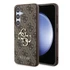 Guess 4G Big Metal Logo Samsung Galaxy A35 hátlap tok, barna, CSA354GMGBR