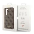 Guess 4G Charms Collection Samsung Galaxy A35 hátlap tok, barna, CSA35GF4GBR
