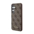 Guess 4G Metal Gold Logo Samsung Galaxy A35 hátlap tok, barna, GUOHCSA35G4GFBR
