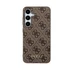 Guess 4G Metal Gold Logo Samsung Galaxy A35 hátlap tok, barna, GUOHCSA35G4GFBR