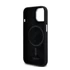 DKNY Liquid Silicone Small Metal Logo  Apple iPhone 13 / 14 / 15 Magsafe hátlap tok, fekete, DKHMP14SSMCHLK