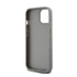 DKNY PU Leather Repeat Pattern Tonal Stripe Apple iPhone 15 hátlap tok, bézs