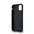 DKNY PU Leather Repeat Pattern Stack Logo Apple iPhone 11 Magsafe kompatibilis hátlap tok, fekete