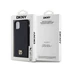DKNY PU Leather Repeat Pattern Stack Logo Apple iPhone 11 Magsafe kompatibilis hátlap tok, fekete