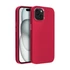 Frame iPhone 15 közepesen ütésálló tok kameravédő kerettel, magenta
