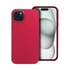Frame iPhone 15 Plus közepesen ütésálló tok kameravédő kerettel, magenta