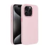 Frame iPhone 15 Pro közepesen ütésálló tok kameravédő kerettel, rózsaszín