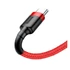 Baseus Cafule USB / USB-C töltő- és adatkábel 2A, 2m, piros