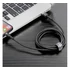Baseus Cafule USB / Lightning töltő- és adatkábel, 2.4A, 1 m, szürke-fekete