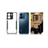 Tactical Quantum Stealth Xiaomi Redmi 13C 4G/Poco C65 hátlap tok, átlátszó/fekete