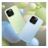 Roar Apple iPhone 14 Plus prémium szilikon tok velúr béléssel, világoskék