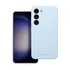 Roar Samsung Galaxy S23 5G prémium szilikon tok velúr béléssel, világoskék