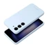 Roar Samsung Galaxy S23 5G prémium szilikon tok velúr béléssel, világoskék
