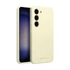 Roar Samsung Galaxy A05s prémium szilikon tok velúr béléssel, világossárga