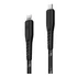 Energea Nyloflex C94 USB-C / Lightning MFI szövet töltő- és adatkábel, 1.5m, fekete