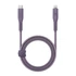 Energea Flow C94 USB-C / Lightning MFI szövet gyorstöltő- és adatkábel, 1.5m, 60W, 3A, lila