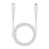 Energea Flow C94 USB-C / Lightning MFI szövet gyorstöltő- és adatkábel, 1.5m, 60W, 3A, fehér