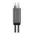 Energea Bazic GoCharge 4in1 USB / USB-C- USB-C / Lightning töltő- és adatkábel, 0.15m, 60W, 3A, fekete