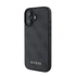 Guess 4G Classic Apple iPhone 16 hátlap tok, fekete/barna GUHCP16SG4GFGR