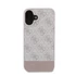 Guess 4G Bottom Stripe Apple iPhone 16 hátlap tok, rózsaszín GUHCP16SG4GLPI