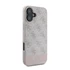 Guess 4G Bottom Stripe Apple iPhone 16 Plus hátlap tok, rózsaszín GUHCP16MG4GLPI