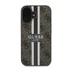 Guess 4G Printed Stripes MagSafe Apple iPhone 16 Plus hátlap tok, barna GUHMP16MP4RPSW