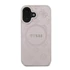 Guess Saffiano Peony Classic Logo Apple iPhone 16 Plus hátlap tok, rózsaszín GUHMP16MPSAPSMEP