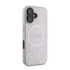Guess Saffiano Peony Classic Logo Apple iPhone 16 Plus hátlap tok, rózsaszín GUHMP16MPSAPSMEP
