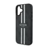 Guess 4G Printed Stripes MagSafe Apple iPhone 16 Plus hátlap tok, fekete/barna GUHMP16MP4RPSK