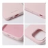 Roar Apple iPhone 16 Pro Max prémium szilikon tok velúr béléssel, világosrózsaszín