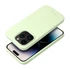 Roar Apple iPhone 16 Pro prémium szilikon tok velúr béléssel, világoszöld