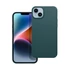 Matt Apple iPhone 16 Pro Max szilikon tok, sötétzöld