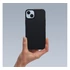 Matt Apple iPhone 16 Plus szilikon tok, fekete