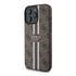 Guess 4G Printed Stripes MagSafe Apple iPhone 16 Pro Max hátlap tok, barna GUHMP16XP4RPSW