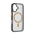 Tactical MagForce Hyperstealth 2.0 Apple iPhone 16 MagSafe kompatibilis tok, fekete/sárga