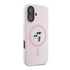 Karl Lagerfeld Silicone KC Heads Ring Apple iPhone 16 Plus hátlap tok, rózsaszín KLHMP16MSCMKCRHP