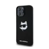 Karl Lagerfeld  Silicone Choupette Head Print Apple iPhone 16 Pro Max Magsafe kompatibilis hátlap tok, fekete