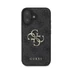 Guess PU 4G Metal Logo Apple iPhone 16 Plus hátlap tok, szürke