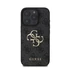 Guess PU 4G Metal Logo Apple iPhone 16 Pro hátlap tok, szürke