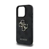 Guess PU 4G Metal Logo Apple iPhone 16 Pro hátlap tok, szürke
