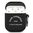 Karl Lagerfeld Rue St Guillaume Silicone Apple AirPods 1/2 tok, fekete